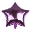 Balão de Filme de Alumínio Monocromático Estrela de Cinco Pontas 18 polegadas Decoração de Festa de Aniversário, Casamento, Feriado Evento Balão Versão Leve Atacado