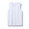 Fábrica atacado 180g algodão personalizável homens mangas colete respirável suor-absorvente regular correndo camisa de fundo fino