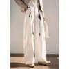 """Pantalones Casuales Absolutamente Increíbles" Di Adiós a la Mediocridad/Adorno de Cinturón de Bufanda Romántica de Seda, Pantalones de Forma Cocoon Adelgazantes para Mujer, Primavera 2026"""