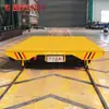Vehículo de Transporte de Moldes de Taller de Fábrica Coche Plano Eléctrico de Baja Tensión Alimentado por Riel Plataforma de Transferencia de Doble Vía Coche Plano