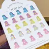 Joyería para Arte de Uñas de Resina Dibujos Animados Dinosaurio Comida Linda Juguete Joyería para Uñas Aretes Funda para Teléfono Móvil Accesorios de Uña Portátiles
