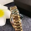 Reloj de Suministro Transfronterizo Temu con Fecha y Día de la Semana, Reloj con Correa de Acero, Esfera Verde Degradado, Reloj de Cuarzo para Hombre, Reloj con Doble Calendario
