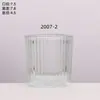 Copos de Vidro Transparente para Velas com Fundo Espesso para Venda no Atacado pelo Fabricante, Porta-Velas de Vidro para Aromaterapia Caseira, Porta-Velas para Quarto, Enfeites de Fragrância