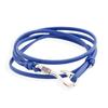 Moda Europea y Americana Náutico Azul Marino Wind Anzuelo Pulsera de Aleación Pulsera de Anzuelo de Pescado para Pareja Pulsera de Cuero con Dijes de Moda
