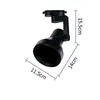 Focos de Riel LED para Uso Comercial en Tiendas de Ropa, Focos de Riel Par30, Base de Rosca E27, Bombilla de Alta Intensidad de 35W