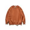 Ropa de Hombre Jie Zhan Primavera 2025 Sudadera Lisa de Cuello Redondo con Forro Polar de 350g Marca Trendy Holgada Suéter Pulóver para Hombre