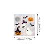 Amazon Halloween Desenho Animado Morcego Fofo Abóbora Porta de Vidro Janela Filme Colorido Eletrostático Removível Adesivo para Vidro