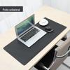 Tapete de mesa de escritório Couro PU com textura de bolinhas Impermeável Mousepad extragrande Base de PVC Base de couro para mesa de escritório Grande Geração de jogos