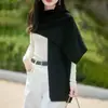 Nuevo Chal Coreano Otoño e Invierno 2024 100% Lana Pura Bufanda Cálida de Moda para Mujer con Bufanda de Estilo Relajado