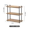 Estante de Almacenamiento Multicapa Lychee Sea Soporte para Tazas de Madera Maciza para el Hogar Estante de Exhibición de Mesa para Tocador de Dormitorio Estante de Almacenamiento de Madera