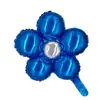 Globo de Papel de Aluminio de Cinco Pétalos Decoración de Fiesta de Cumpleaños Boda San Valentín Arreglo Flor de Cinco Pétalos de Papel de Aluminio Globo Venta al por Mayor