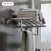 Oudi Xf Toallero de Aleación de Zinc 304 Acero Inoxidable Toallero de Baño Estante de Almacenamiento para Baño Montado en la Pared Lujo Ligero