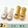 Artículo individual/ComboCalcetines de media pantorrilla para niños, calcetines de suelo antideslizantes para bebé, zapatos para niños pequeños, calcetines para bebé a prueba de frío