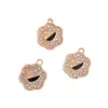 Moda Nova Transfronteiriça Luxo Leve Cravejado com Diamantes Pequeno e Requintado Borboleta Combinada com Acessórios de Liga Simples Brincos DIY Pingente