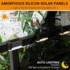 Luces Solares de Escalón Transfronterizas Impermeables Luces Decorativas para Patio y Escaleras Luces para Barandilla de Valla Luces para Pared y Valla