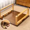 Mesa Pequena Tatami, Mesa Baixa, Mesa Quadrada Pequena Estilo Japonês, Mesa Kang, Mesa de Café Pequena de Madeira Maciça para Sacada, Mesa Dobrável para Sacada, Novo Produto