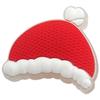 Zapatos navideños luminosos, accesorios para cuevas de flores, accesorios para cuevas, hebillas de goma blanda de PVC, Papá Noel.
