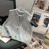 Suéter Chaleco de Punto Capas 2026 para Mujer, Talla Petite, Chaleco de Punto Exterior para Mujer