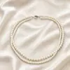 Colar de Pérola Cinza de Camada Dupla de Luxo Leve de Nicho de Ponta para Mulheres Nova Moda Corrente de Clavícula Versátil