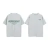 Algodão puro de peso pesado REPRESENT Owners Club manga curta masculino estilo americano high street modelagem oversize