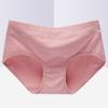 Ropa Interior para Mujer Cintura Media Color Puro Tejido de Algodón Puro Talla Grande Viaje Liso de Chica Dulce