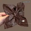 Goma para el pelo con lazo dulce para niñas, elegante goma de encaje para coletas bajas y peinados de moño