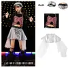Ropa de Hip-Hop de Moda para Chicas de Jazz Grupo de Chicas de Moda Pasarela Ropa de Baile con Lentejuelas Disfraces de Jazz para Actuaciones Callejeras de Chicas