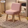 Taburete Bajo Acolchado Suave para Uso en Casa, Silla Pequeña para Sala de Estar, Taburete para Mesa de Café, Taburete de Madera para Niños, Taburete para Adultos para Cambiarse los Zapatos en la Entrada, Taburete para Sofá