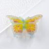 Color Claro Estampado de Mariposa Color Cálido Nuevo Producto de Noviembre PVC 8 cm Joyería Transfronteriza Accesorios para el Cabello Pinza Accesorios de Yiwu