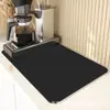 Tapete de Drenagem para Pia de Cozinha Cor Sólida Transfronteiriço Doméstico de Lama Diatomácea Absorvente de Água Secagem Rápida Tapete para Máquina de Café Tapete de Bar Isolado Antiescaldante