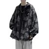 Chaqueta deportiva casual de doble cara impermeable y cortavientos de moda juvenil de primavera y otoño para hombre, marca de moda callejera americana y nacional