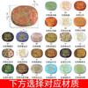 Venta al por mayor de comercio exterior europeo y americano, tallado de amatista, símbolo vikingo Vegvisir del dios de la guerra, accesorios para adornos DIY