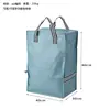 Bolsa de mano tejida de colores extendida y profundizada personalizada por el fabricante, bolsa de plástico portátil de gran capacidad