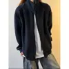 Sudadera con Capucha Patrón de Escamas de Dragón Azul Klein Corte Asimétrico Hombre Otoño Sensación de Alta Gama Hombro Estándar Cuello Alto Chaqueta Chaqueta de Pareja