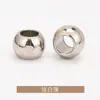 Cordón Redondo Campana Metálica con Cordón Hebilla para Extremo de Cuerda de Tubo Recto Aleación de Zinc Galvanizada Hebilla de Cola para Cuerda de Pantalón Accesorios de Ropa Jinda