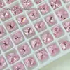 Rhinestones K9 de punta brillante para decoración de uñas, mini rhinestones cuadrados y redondos premium, rhinestones de forma cuadrada y redonda, y accesorios decorativos para uñas para extensiones de uñas