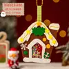 Regalos Pequeños de Navidad Paquete de Materiales Hechos a Mano DIY para Niños Colgante Agitador Árbol de Navidad de Jardín de Infancia Decoración Creativa