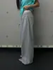 Pantalones de pierna ancha de tiro alto con estampado de tachuelas transfronterizo estilo INS para mujer, nuevo estilo de verano, pantalones largos florales casuales, sueltos y con caída