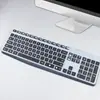 Película Protectora para Teclado Inalámbrico Logitech MK315 para Logitech MK235 Cubierta de Silicona Antipolvo K375 Cubierta para Tecla