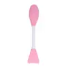 Brocha de Silicona para Mascarilla, Brocha Limpiadora y Masajeadora, Brocha para Aplicar Mascarillas de Barro, Brocha Especial para Mascarillas Caseras Suaves, Silicona de Grado Alimenticio