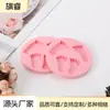 Molde de Silicona para Palma de Pata de Bebé Molde para Decoración de Pasteles Fondant DIY Molde de Chocolate con Forma de Mano y Pie de Bebé