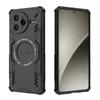 Para Xiaomi Redmi K80Pro armadura mariposa succión magnética funda para teléfono móvil Redmi K70Pro disipación de calor anticaída funda protectora