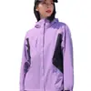 Chaqueta Tres en Uno para Otoño e Invierno, Chaqueta de Bloques de Color para Hombres y Mujeres, Chaqueta de Montañismo Impermeable y Repelente al Agua con Logotipo Estampado