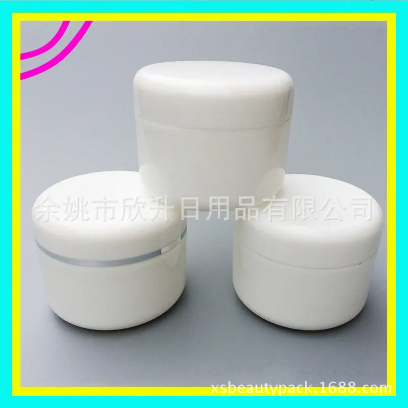 100g PP   圆   柱  jar   带   银边