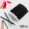 Beleza Lábio Mini Aveludado Cabo de Plástico Corretivo Brilho Labial Ferramenta de Beleza Descartável Pincel para Brilho Labial