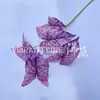 Hojas de planta artificial verdes de 5 puntas para arcos de boda, arreglos de suelo y decoración de paredes de plantas