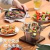 Parrilla para Barbacoa, Parrilla para Barbacoa Doméstica, Olla para Barbacoa, Sartén Parrilla Estilo Japonés, Estufa de Alcohol, Olla Seca de Acero Inoxidable, Parrilla Plegable, Portátil