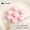 Cuentas Grandes con Forma de Corazón y Agujero Recto para Joyería Artesanal con Cuentas, Dijes Acrílicos para Bolsos, Cuentas Sueltas, Materiales Hechos a Mano, Accesorios, Dijes para Bolsos