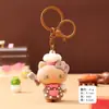 Nuevo Llavero de Dibujos Animados de Gato KT Mao Doufu Colgante de Muñeca de Gato Pequeño Encanto para Bolso Regalo Pequeño para Estudiante