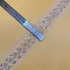 Novo 6CM de Largura Estilo Étnico Bordado com Miçangas Acabamento com Lantejoulas Renda Acessórios de Borda para Roupas de Performance de Palco Fábrica de Origem